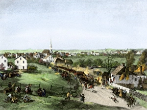 Retreat of the British from Concord