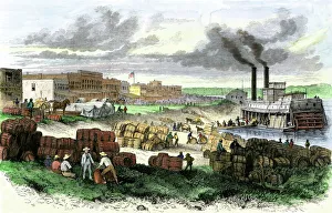 South Collection: Riverboats at Shreveport, Louisiana, 1870s