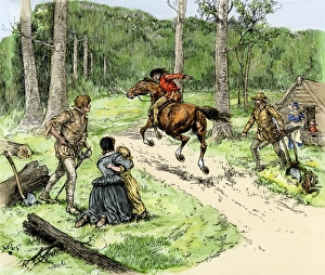 North Carolina Gallery: Roakoke Colony alarm, 1580s