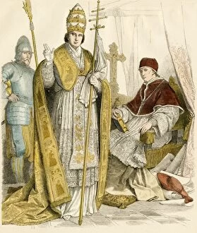 Clothing Gallery: Roman Catholic Pope, 1500s - 1600s