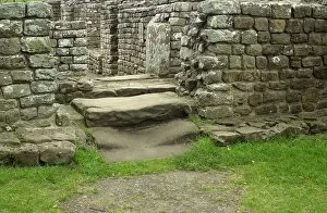 Roman ruins at Chesters, Northumbria, England