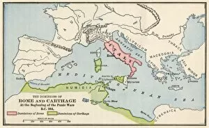 Mediterranean Sea Gallery: Rome and Carthage, 264 BC