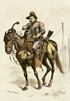 Horse Back Prints: Rough Rider Theodore Roosevelt portrayed as a possible Vice-Presidential