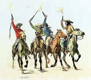Frederic Remington Gallery: Rowdy cowboys