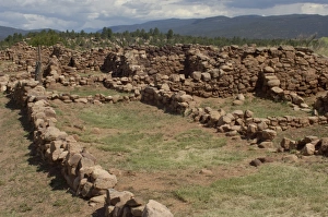 Pecos National Monument Prints: Ruins of Pecos Pueblo, burned during the 17th-century Pueblo Revolt