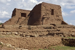 Pecos National Monument Prints: Ruins of Spanish mission at Pecos Pueblo