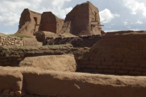 Pecos National Monument Prints: Ruins of Spanish mission at Pecos Pueblo