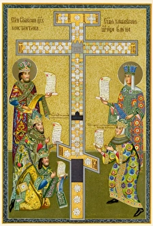 Czar Gallery: Russian Orthodox clergy and royal family, 1600s