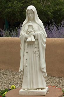 Religious Gallery: Saint Clare statue
