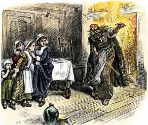 Prejudice Gallery: Salem witch hysteria, 1690s