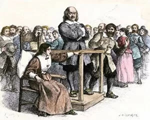 Persecution Collection: Salem witchcraft trial, 1692
