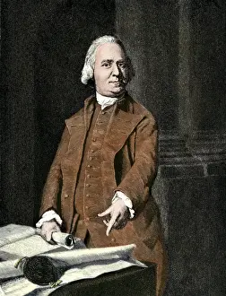 Patriot Prints: Samuel Adams, a leader of the Sons of Liberty in Massachusetts before the Revolutionary War