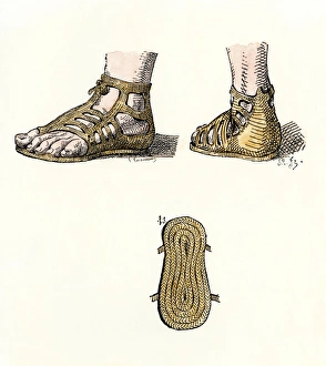 Clothing Prints: Sandals of Inca soldiers in Peru