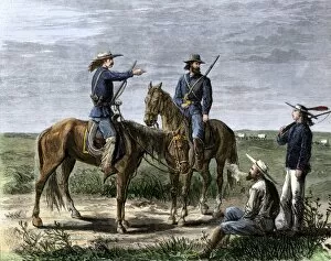 Indian Removal Gallery: Scouts for General Custer, Indian wars