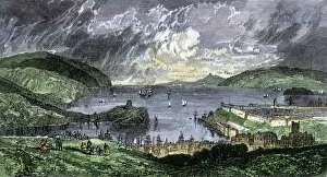British history Collection: Seaport of Plymouth, England