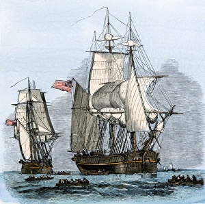 Arctic Ocean Prints: The search for Sir John Franklins Arctic expedition, 1850s