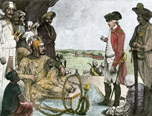 East India Company Prints: Shah Allum, Mogul of Hindostan