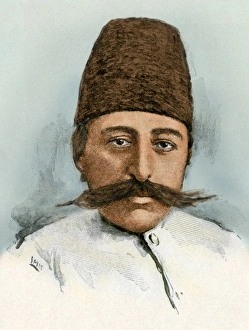 Mideast history Collection: Shah of Iran Mozaffar 0od-Din