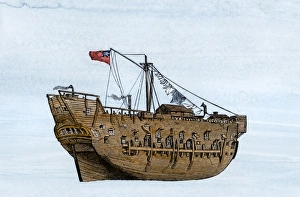 Explore Gallery: Ship of explorer James Cook, 1700s