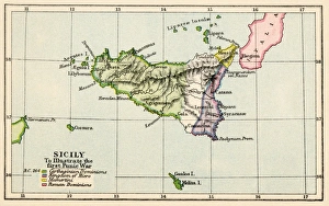 Mediterranean Sea Gallery: Sicily during the First Punic War, 264 BC