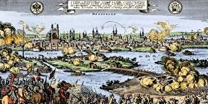 Burn Gallery: Siege of Magdeburg, Germany, Thirty Years War, 1631