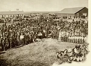 Indian Removal Gallery: Sioux Nation at Standing Rock Reservation, ND, 1890