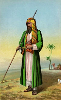 Mid East Collection: Sir Richard Burton en route to Mecca, 1850s