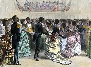 Dancing Gallery: Skidmore Guard reunion in New York City, 1870s