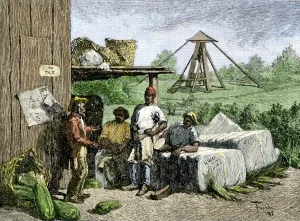 African American Collection: Slaves planning their escape to freedom