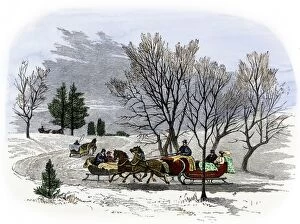 Snow Gallery: Sleighs in the 19th century