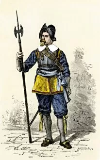 Swedish Colony Gallery: Soldier in New Sweden