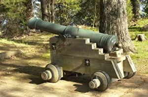 Outpost Gallery: Spanish colonial cannon replica, Arkansas Post National Memorial