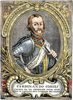 Armor Prints: Spanish conquistador and explorer Hernando Cortes