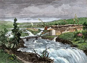 Water Fall Gallery: Spokane, Washington, 1880s