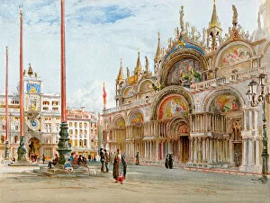 Images Dated 7th December 2011: St. Marks Cathedral, Venice, 1800s