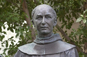 Roman Catholic Prints: Statue of Father Junipero Serra