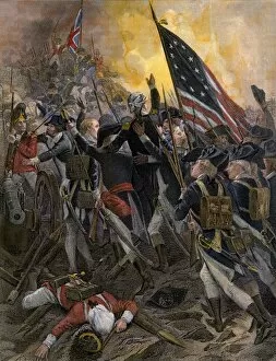 British Army Gallery: Stony Point taken by the Americans, 1779