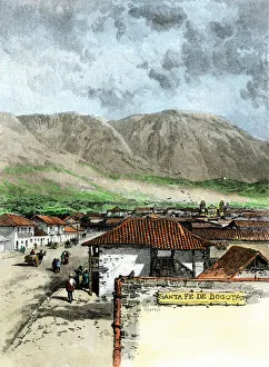 Street in Bogota, Columbia, 1880s