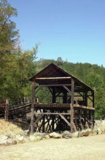 American history Collection: Sutters Mill, site of the first gold discovery in California