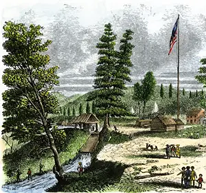 Prospector Prints: Sutters Mill, site of James Marshalls discovery of gold in California