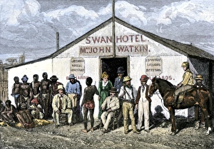 Swan Hotel in the diamond-mining region of South Africa