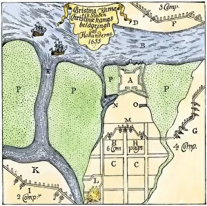 Swedish settlement at Fort Christina, Delaware