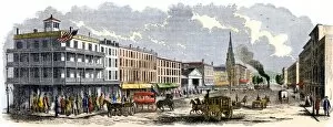 Steam Train Gallery: Syracuse, New York, 1850s