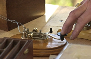 Telegraph Gallery: Telegraph in operation, 1860s artifact
