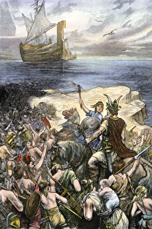 Gaul Gallery: Teutons migrating into Gaul