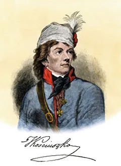 American Revolution Collection: Thaddeus Kosciuszko of Poland