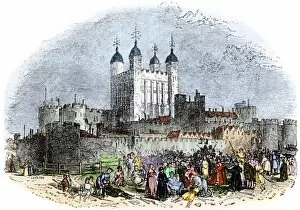 Busy Gallery: Tower of London, 1400s