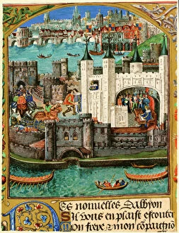 Middle Ages Gallery: Tower of London in the late Middle Ages