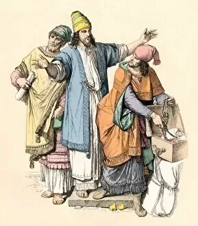 Israelites Collection: Traders in ancient Israel