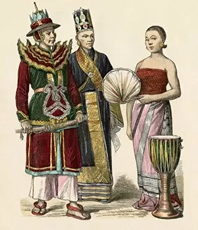 Traditional Burmese uniforms and dress